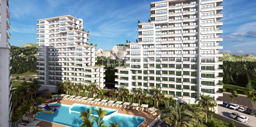 2+1 Lejlighed i Mezitli, Mersin, Tyrkiet Nr. 180929