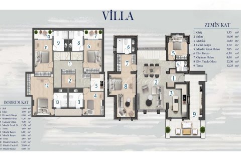 Villa  2+1  Bodrum, Muğla, Türkiye №179311 - 24