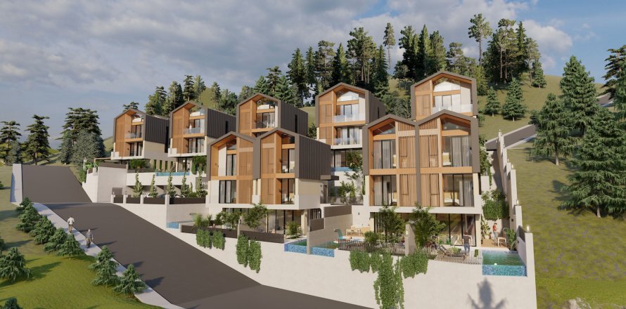 2+1 Villa  in Alanya, Antalya, Türkei Nr. 173084