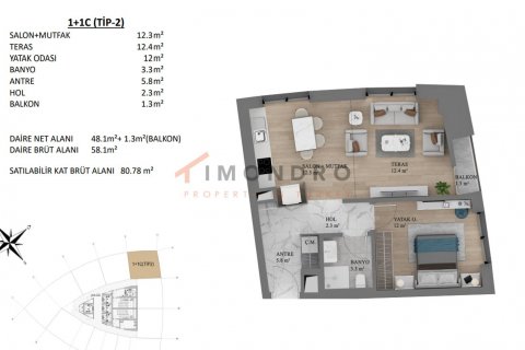 Apartment for sale in Kartal, Istanbul, Turkey, 2 bedrooms, 109m2, No. 177795 – photo 18