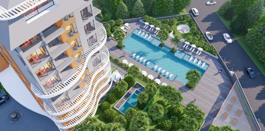 2+1 Lägenhet i Kavi Skyland, Demirtas, Alanya, Antalya, Turkiet Nr. 163127
