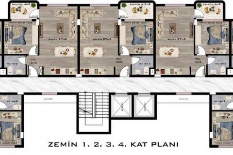 1+1 Lägenhet i Gazipasa, Antalya, Turkiet Nr. 179918 - 30