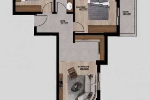 Apartment for sale  in Mersin, Turkey, 65m2, No. 186420 – photo 22