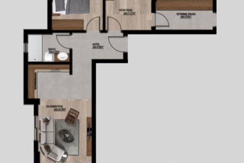 Apartment for sale  in Mersin, Turkey, 65m2, No. 186420 – photo 23