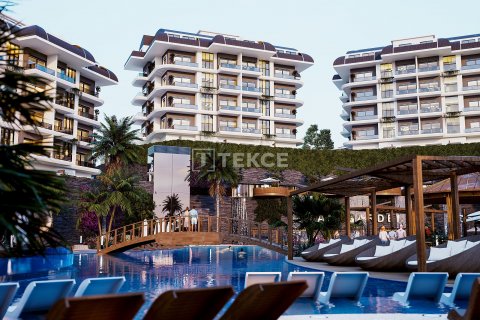 2+1 Lejlighed  i Alanya, Antalya, Tyrkiet Nr. 191564 - 3