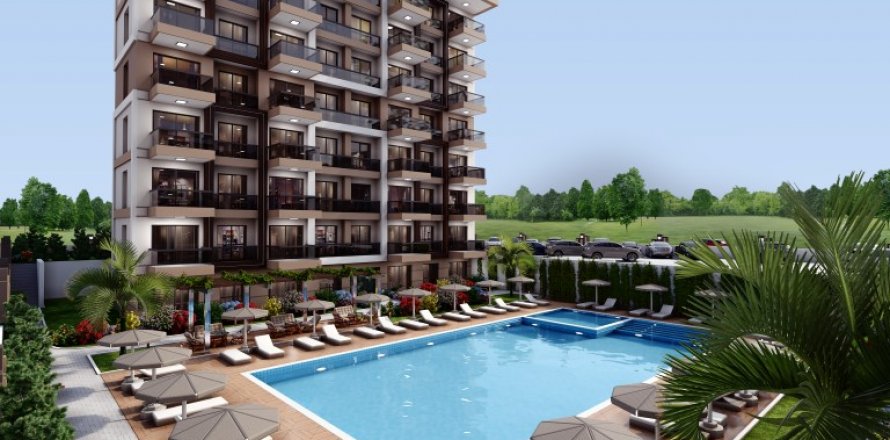 1+1 Lägenhet  i Alanya, Antalya, Turkiet Nr. 179478