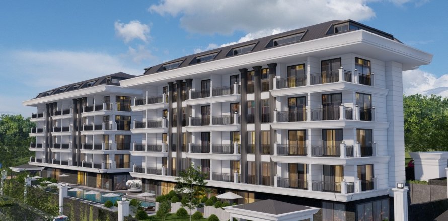 1+1 Lejlighed i Alanya, Antalya, Tyrkiet Nr. 179520