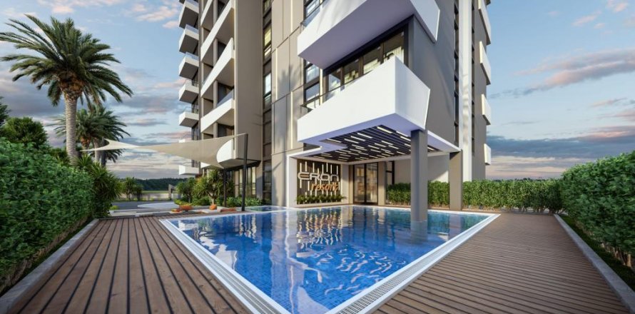 آپارتمان در Mersin ، ترکیه 65 متر مربع. شماره 186425