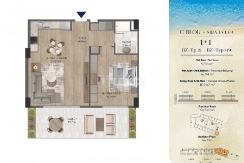 Продажа квартиры  в Бююкчекмедже, Стамбуле, Турция 3+1, 174м2, №177002 – фото 20