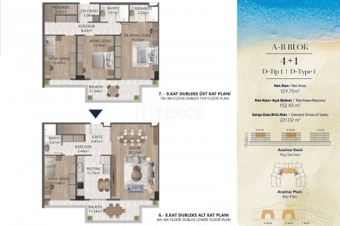 1+1 Lägenhet i Bueyuekcekmece, istanbul, Turkiet Nr. 177000 - 30
