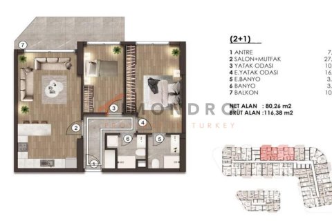 Apartment for sale in Bueyuekcekmece, Istanbul, Turkey, 4 bedrooms, 272m2, No. 188141 – photo 16