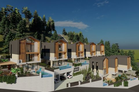 4+1 Villa  i Alanya, Antalya, Tyrkiet Nr. 173078