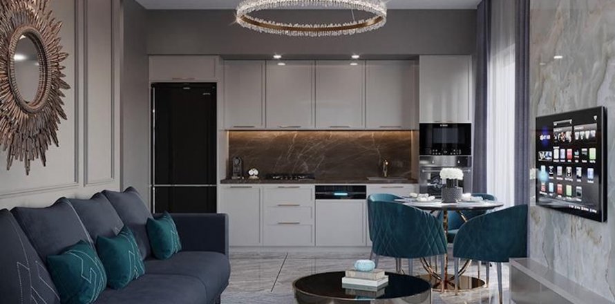 1+1 Lägenhet  i Alanya, Antalya, Turkiet Nr. 173077
