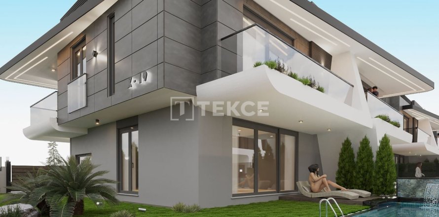 Villa 3+1 Antalya, Türkiye №166378