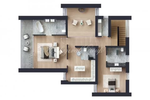 2+1 Villa  i Bodrum, Mugla, Tyrkia Nr. 179294 - 13