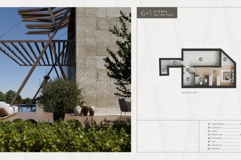 2+1 Villa  i Bodrum, Mugla, Tyrkia Nr. 179294 - 16