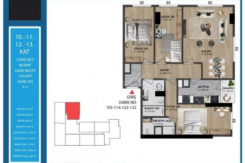 Продажа квартиры в Стамбуле, Турция 1+1, 60м2, №179299 – фото 15