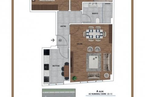 Продажа квартиры в Стамбуле, Турция 3 комн., 100м2, №186087 – фото 9