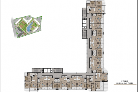 Wohnung  in Mersin, Türkei Nr. 186072 - 12