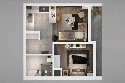 Продажа квартиры в Алтынташа, Анталье, Турция 2 комн., 64м2, №166665 – фото 9