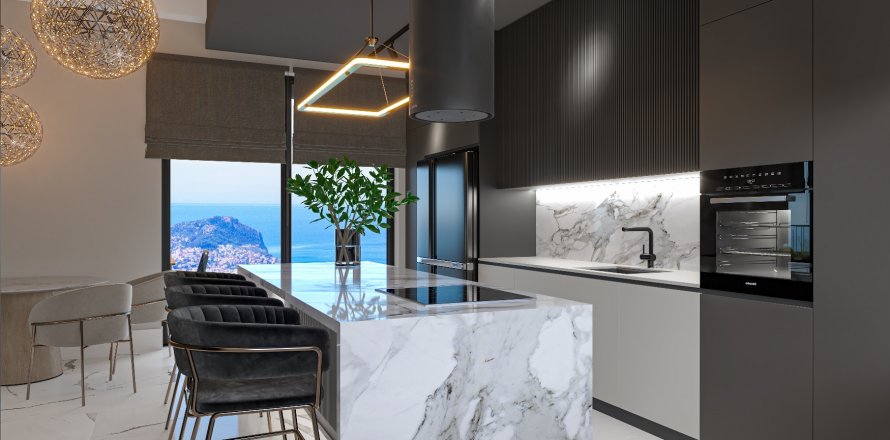 4+1 Villa i Alanya, Antalya, Tyrkiet Nr. 172180