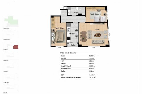 Apartment for sale in Beyoglu, Istanbul, Turkey, 104m2, No. 182525 – photo 25