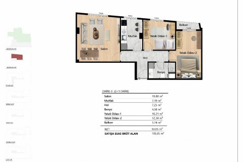 Apartment for sale in Beyoglu, Istanbul, Turkey, 104m2, No. 182525 – photo 21