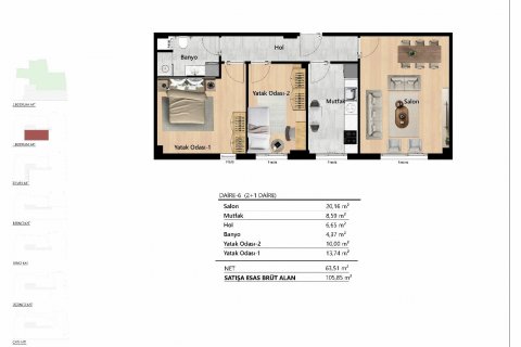Apartment for sale in Beyoglu, Istanbul, Turkey, 104m2, No. 182525 – photo 24
