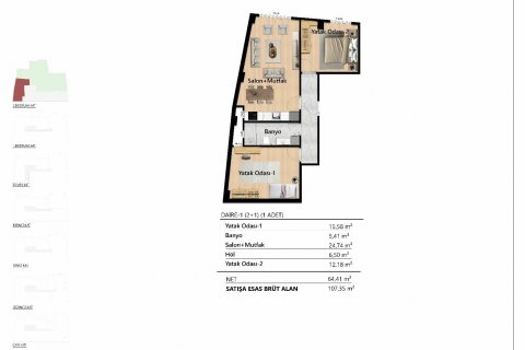 Apartment for sale in Beyoglu, Istanbul, Turkey, 104m2, No. 182525 – photo 19