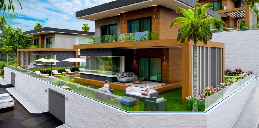 4+1 Villa in Alanya, Antalya, Turkey No. 171293