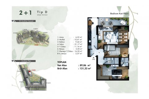 Wohnung  in Eyup, Istanbul, Türkei Nr. 175939 - 24