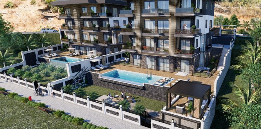 1+1 Leilighet i Alanya, Antalya, Tyrkia Nr. 177225