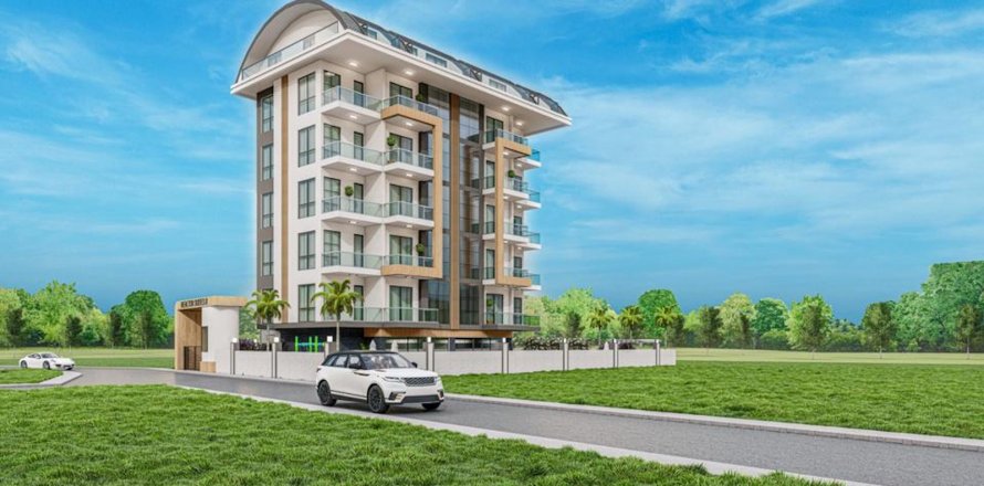 1+1 Lejlighed i Alanya, Antalya, Tyrkiet Nr. 181367