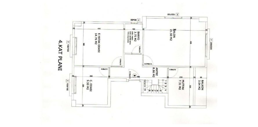 Daire SEA LİFE 4+2, İstanbul, Türkiye №161641