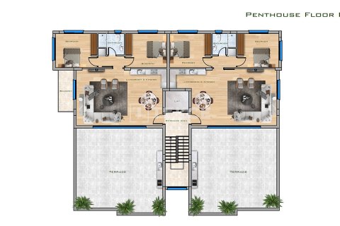Penthouse for sale  in Famagusta, Northern Cyprus, 2 bedrooms, 156m2, No. 193960 – photo 10