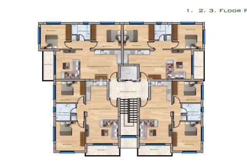 Penthouse for sale  in Famagusta, Northern Cyprus, 2 bedrooms, 156m2, No. 193960 – photo 9