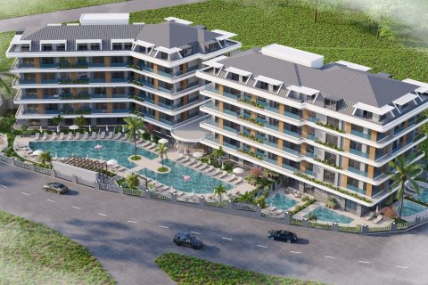 1+1 Lägenhet  i Alanya, Antalya, Turkiet Nr. 166661 - 2