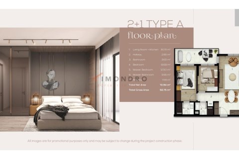 Продажа квартиры в Малтепе, Стамбуле, Турция студия, 64м2, №186771 – фото 22
