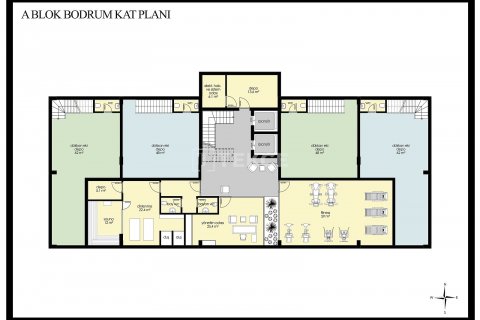 2+1 Leilighet i Alanya, Antalya, Tyrkia Nr. 191474 - 25