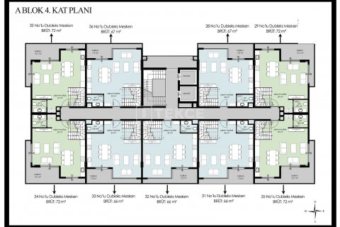 2+1 Leilighet i Alanya, Antalya, Tyrkia Nr. 191474 - 26