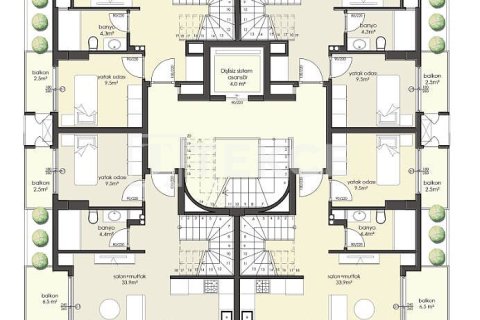 2+1 Wohnung  in Alanya, Antalya, Türkei Nr. 191469 - 5