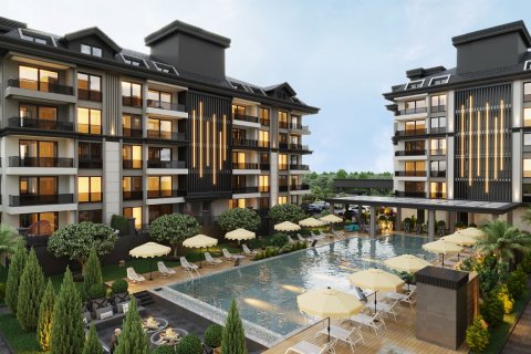 1+1 Wohnung  in Alanya, Antalya, Türkei Nr. 166408