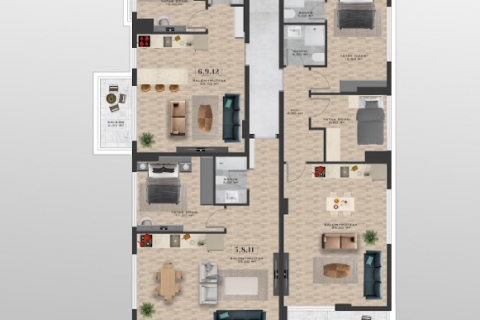 Daire  1+1  Kargıcak, Alanya, Antalya, Türkiye №183586 - 14