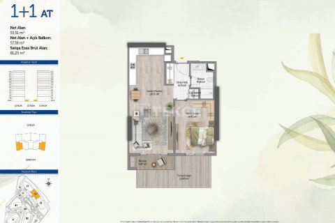 3+1 Leilighet i Istanbul, Tyrkia Nr. 49864 - 2