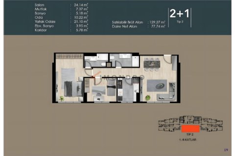 3+1 Wohnung in Istanbul, Türkei Nr. 193575 - 26