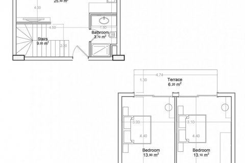 Пентхаус в Yekta Green Life Gazipasa Residence 2+1, Газипаша, Анталья, Турция №160831