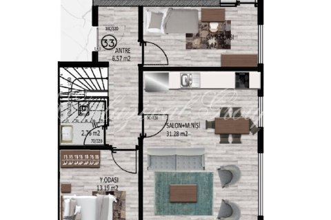 Apartment for sale in Istanbul, Turkey, 1 bedroom, 45m2, No. 179303 – photo 8