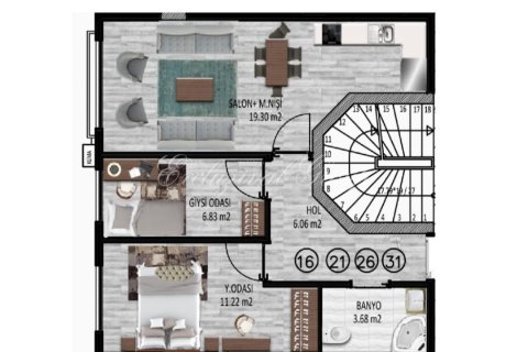 Apartment for sale in Istanbul, Turkey, 1 bedroom, 45m2, No. 179303 – photo 6