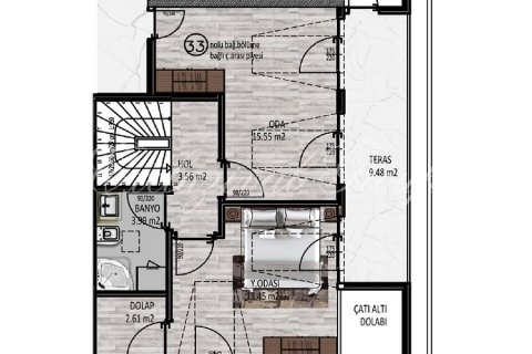 Apartment for sale in Istanbul, Turkey, 1 bedroom, 45m2, No. 179303 – photo 12