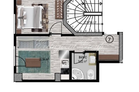 Apartment for sale in Istanbul, Turkey, 1 bedroom, 45m2, No. 179303 – photo 11
